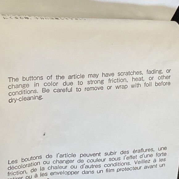 Sacai Draped Back Double Breast Coat Womens Medium Navy Black Military Knit Wool - Picture 12 of 12